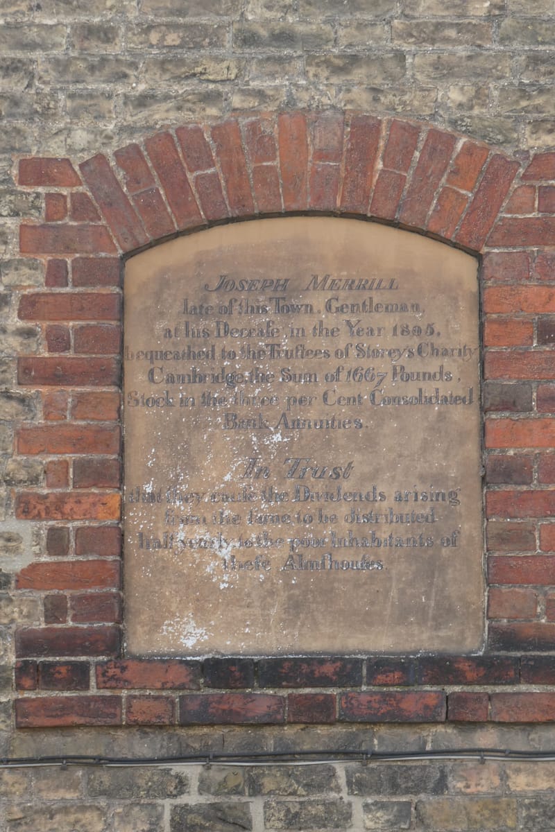 The stone inscription to Joseph Merrill The stone inscription to Joseph Merrill