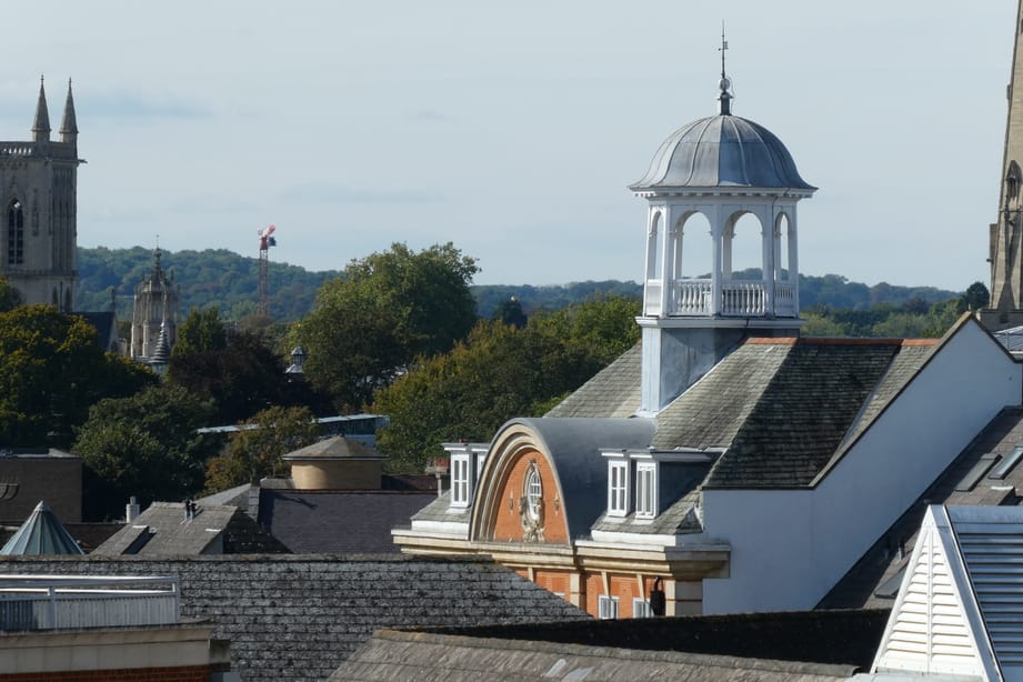 Cupola atop Sports Direct in Fitzroy Street