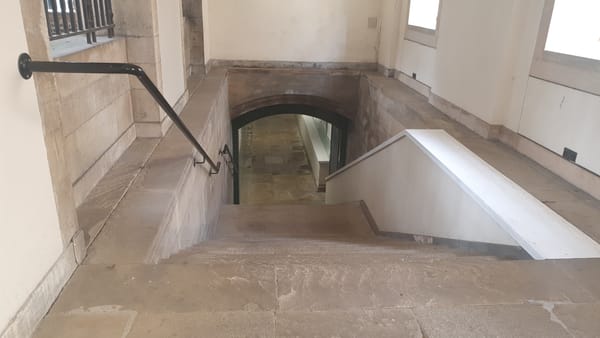 Emmanuel College tunnel under Emmanuel Street.