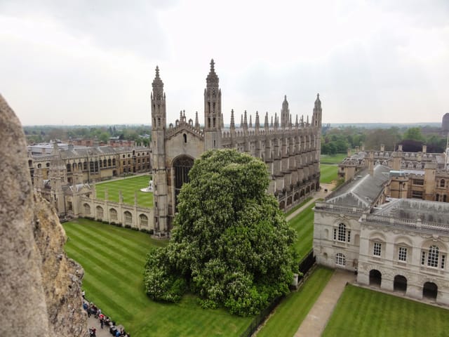 Kings College Chapel from Great St. Mary's Tower