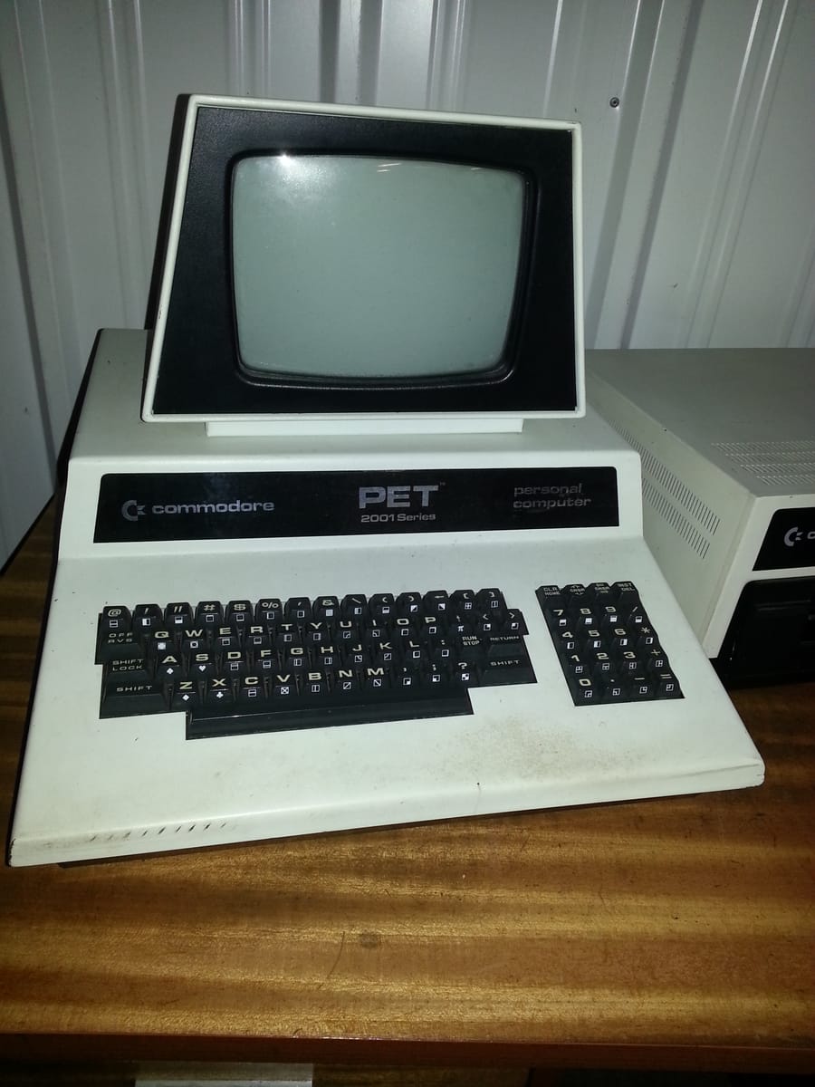 Commodore PET, the 1st PC I programmed in BASIC at 6th form. Commodore PET, the 1st PC I programmed in BASIC at 6th form.
