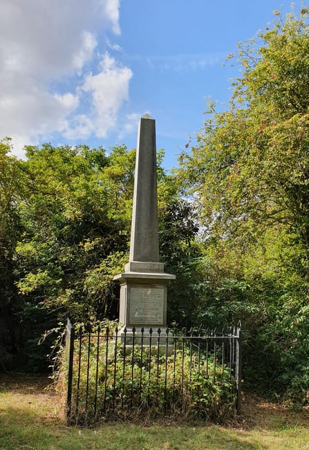 Obelisk at Nine Wells
